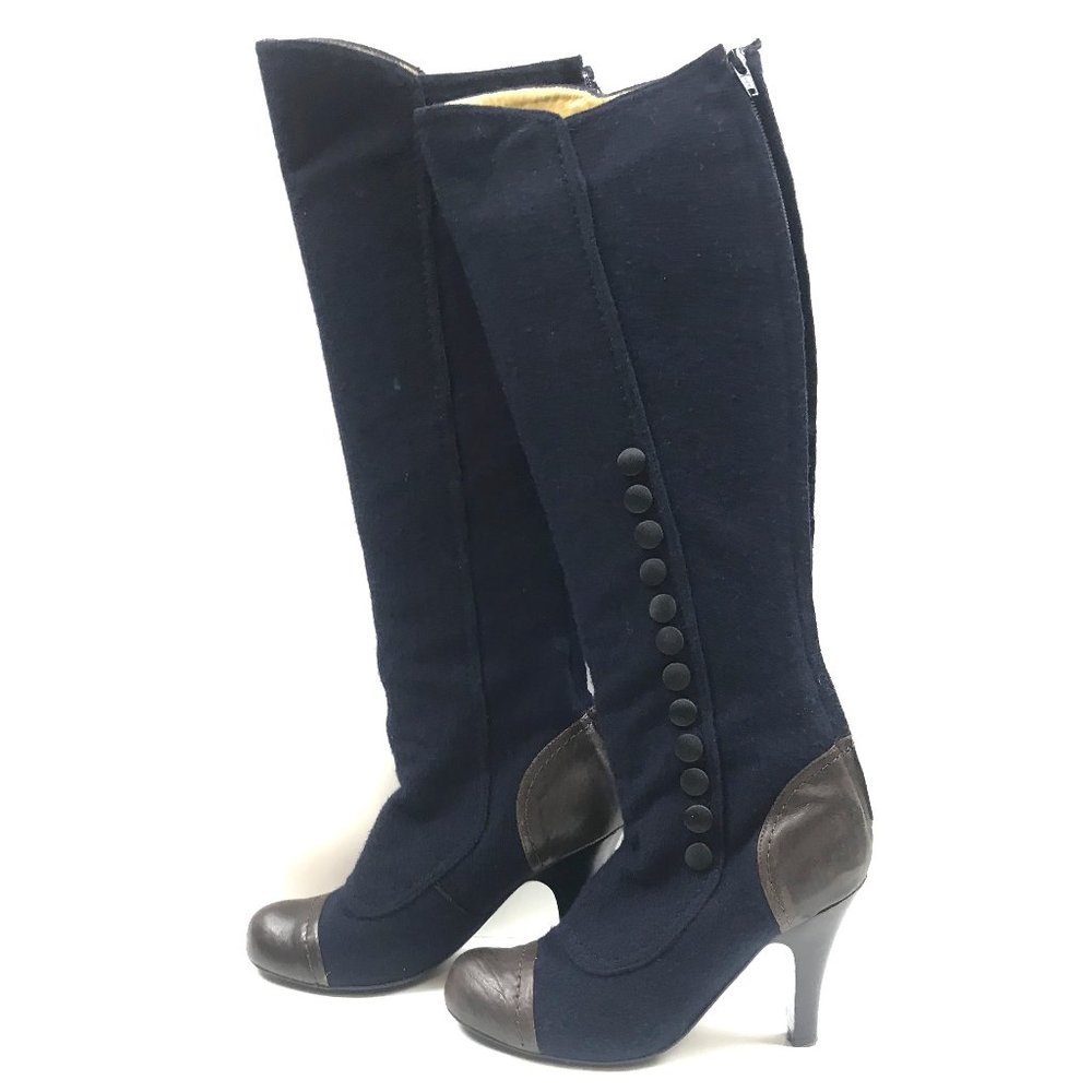 Salvatore Ferragamo Knee-High Victorian Boots